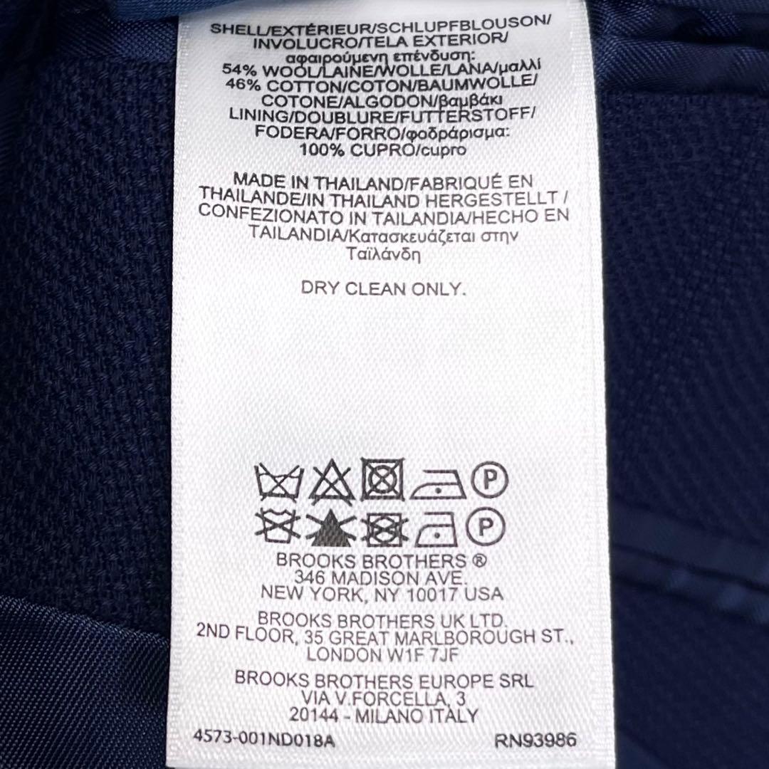 極希少 ブルックスブラザーズ LEOMASTER 紺ブレ REGENT 40S