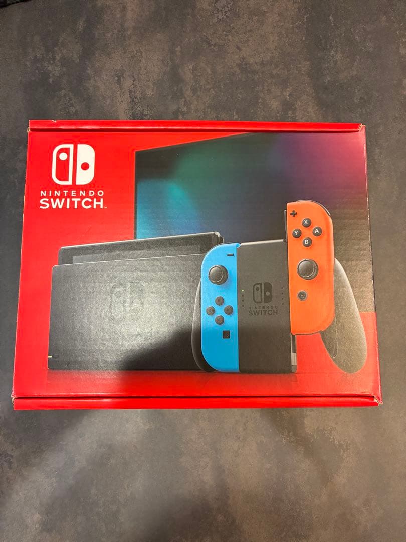 【ポンタ】 Nintendo Switch 本体 青/赤 バッテリー強化版