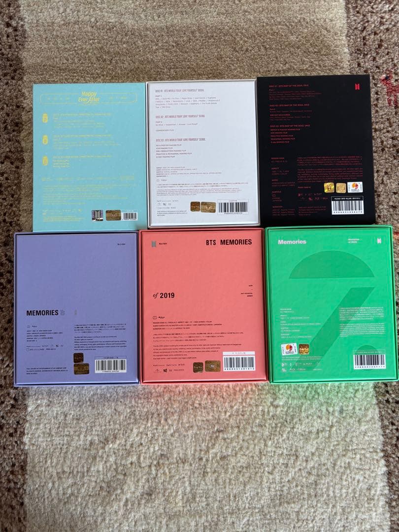 BTS Blu-ray等セット（ハッピーエバーアフター、メモリーズ等）
