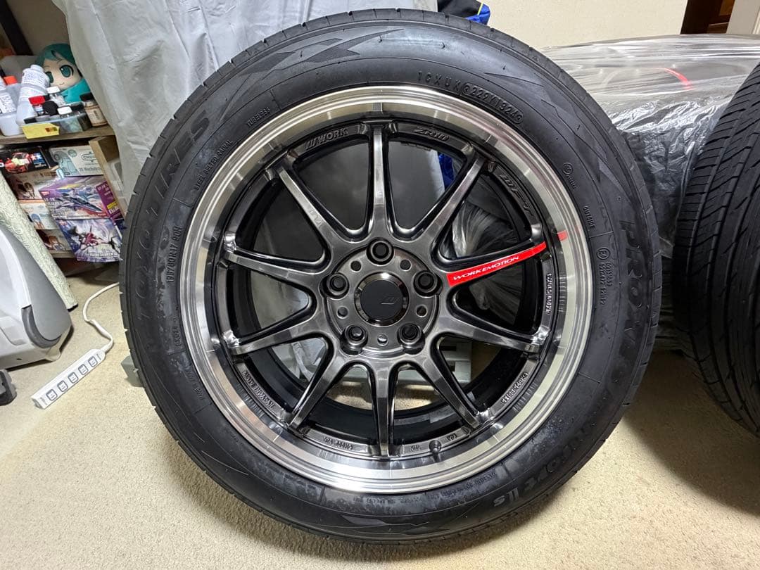 タイヤ・ホイール WORK EMOTION ZR10 195/60R17 comfort2s