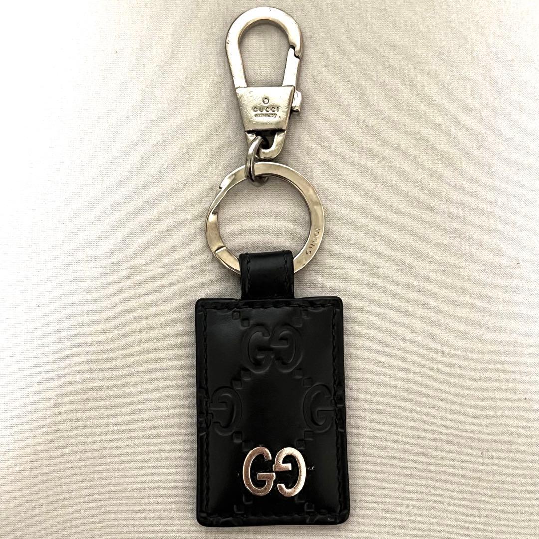 [箱付き] GUCCI グッチ キーリング グッチシマ シグネチャー GG