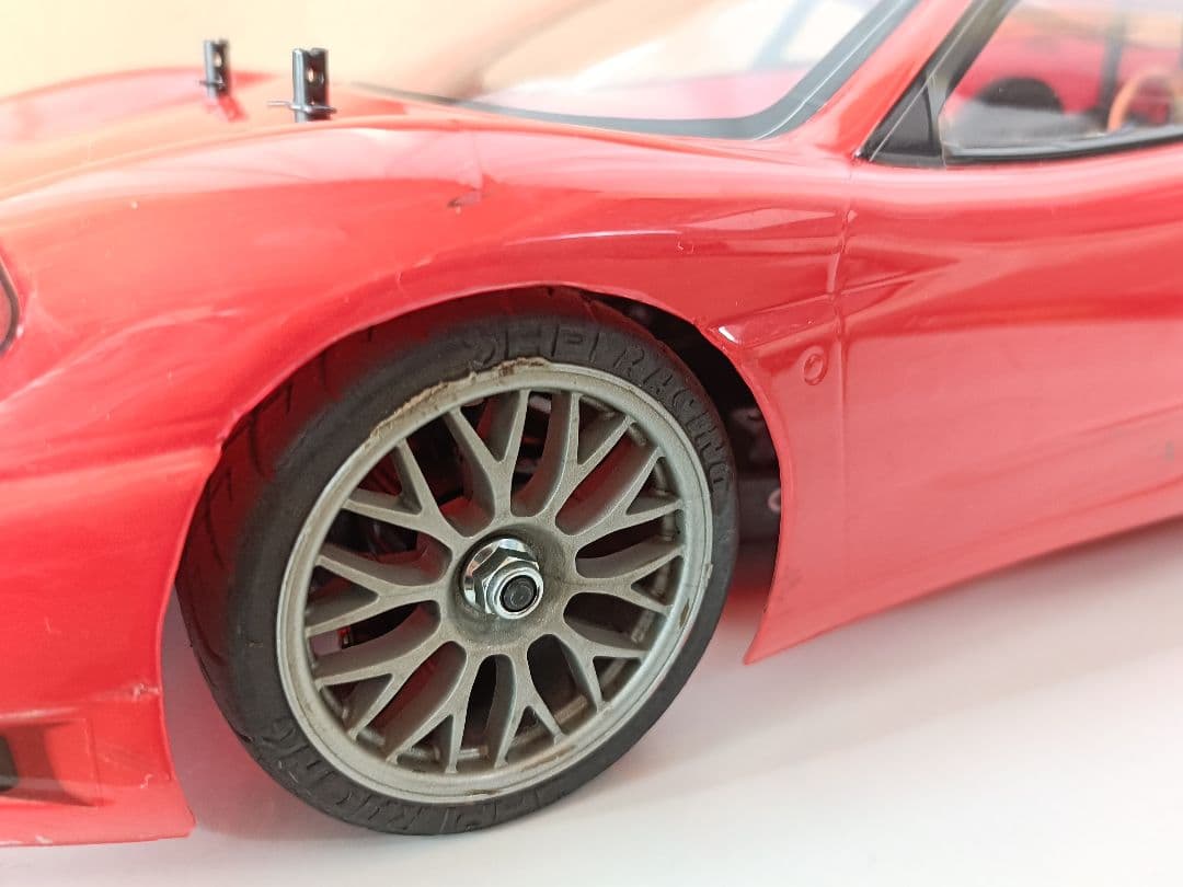 タミヤRC TA04-Sシャーシ　フタバ2chプロポ・ボディ・HPIモーター付き