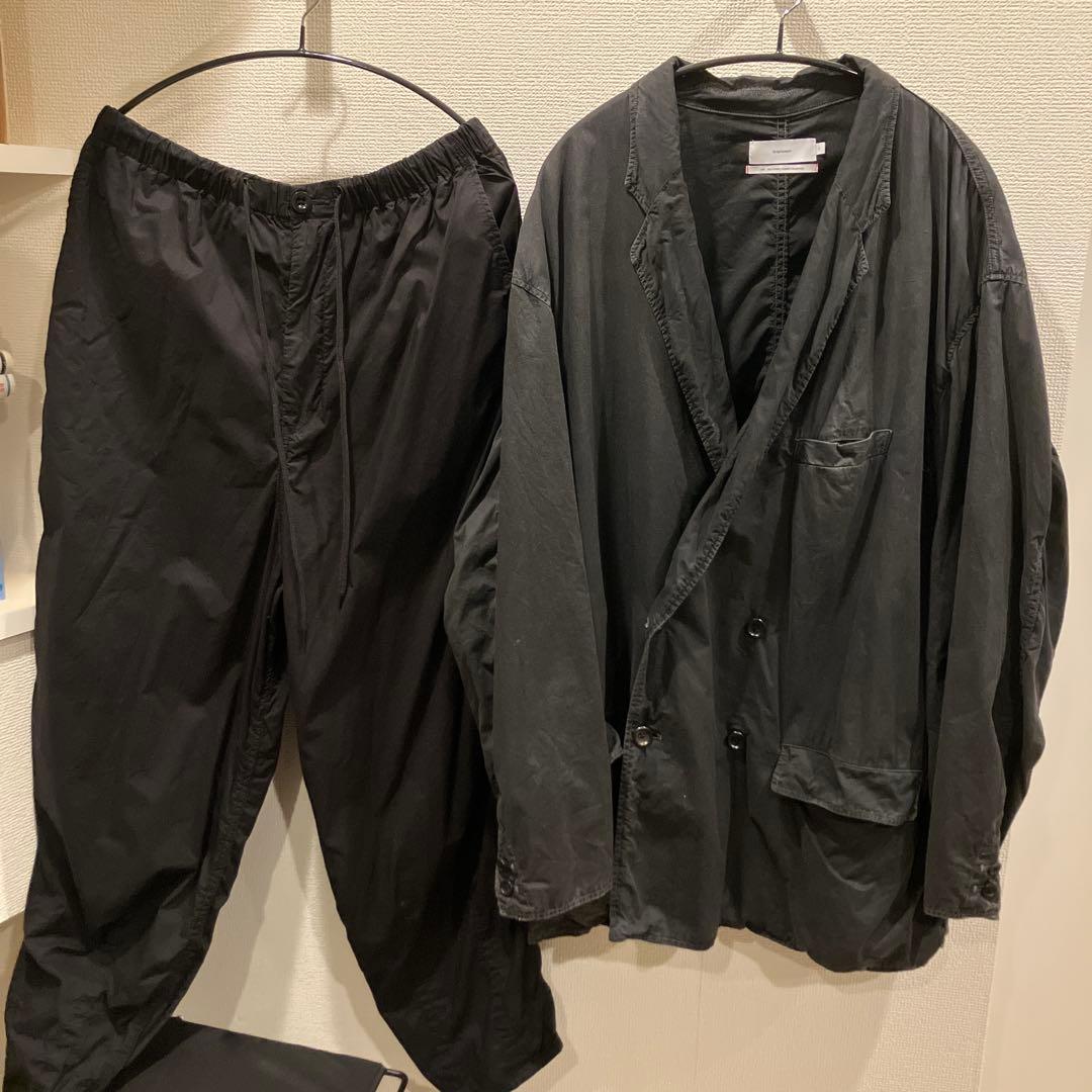 graphpaper garment dyed セットアップ ブラック