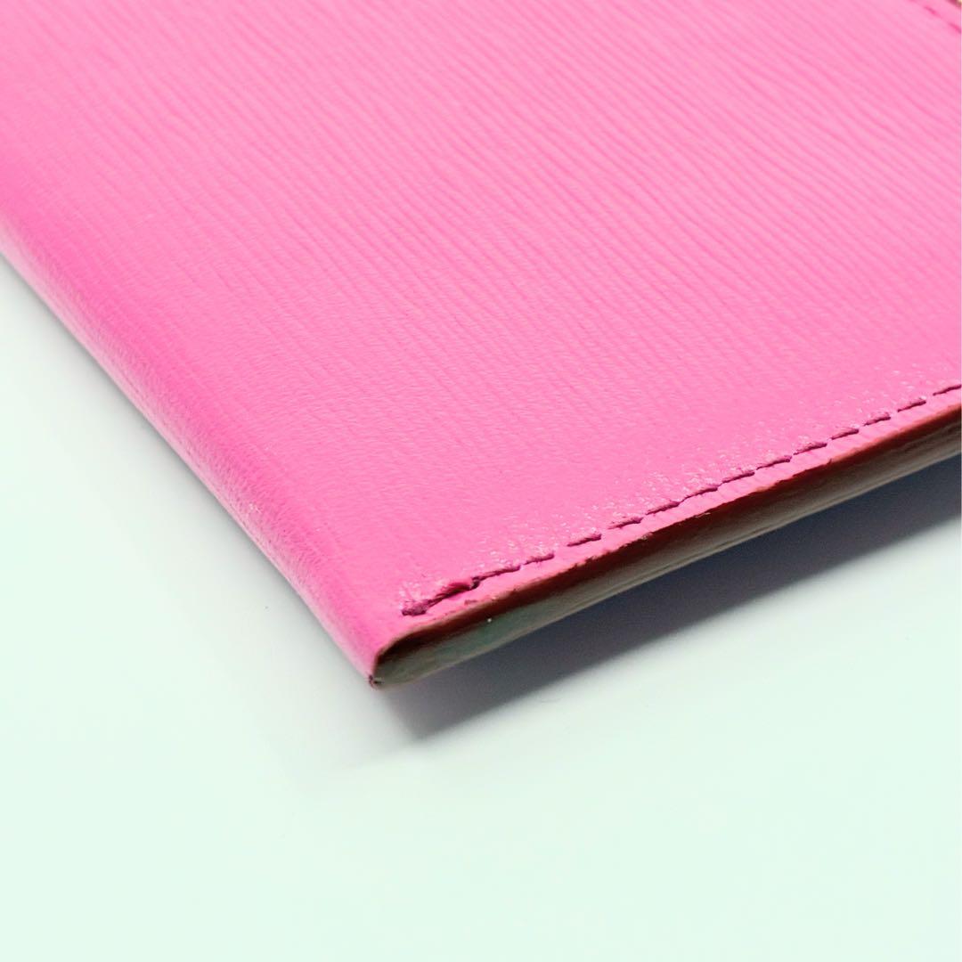 【箱付き】PRADA プラダ レザー ピンク 長財布 A1355A2