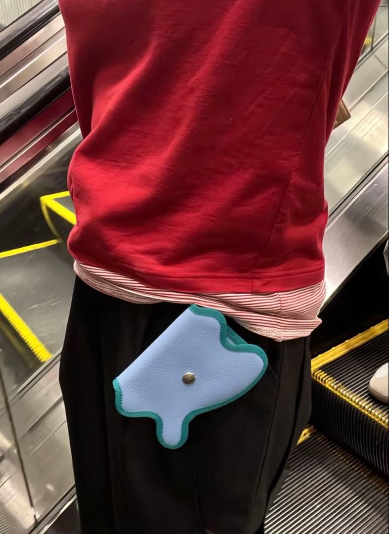 nori enomoto　wave mini chain ブルー