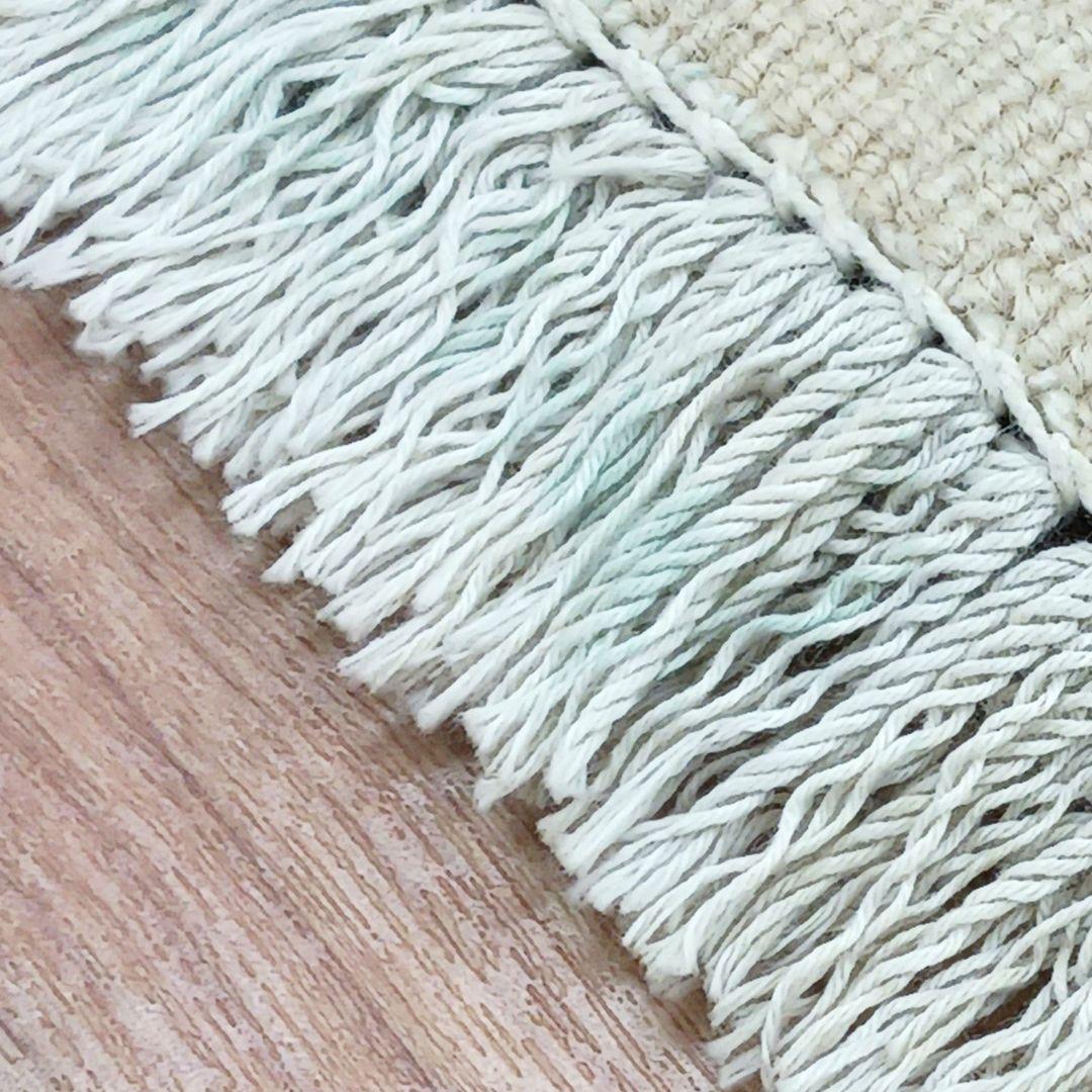 Y3176 高級ペルシャ絨毯 イラン ナイン産 ウール 手織り 大判 3m越え