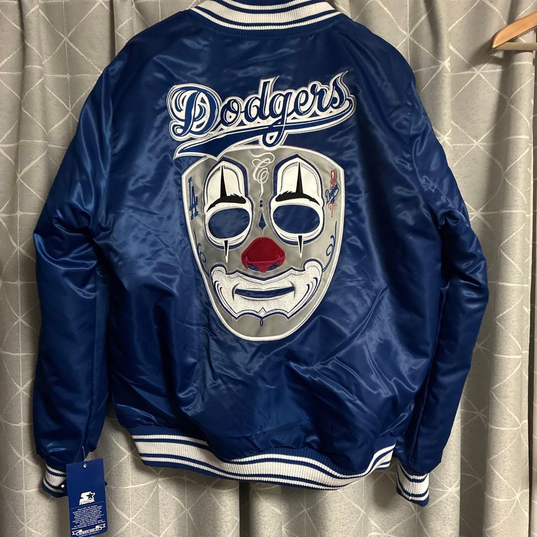 新品未使用　ドジャーズ　ミスターカートゥーン　スターター　ジャケット　Lサイズ