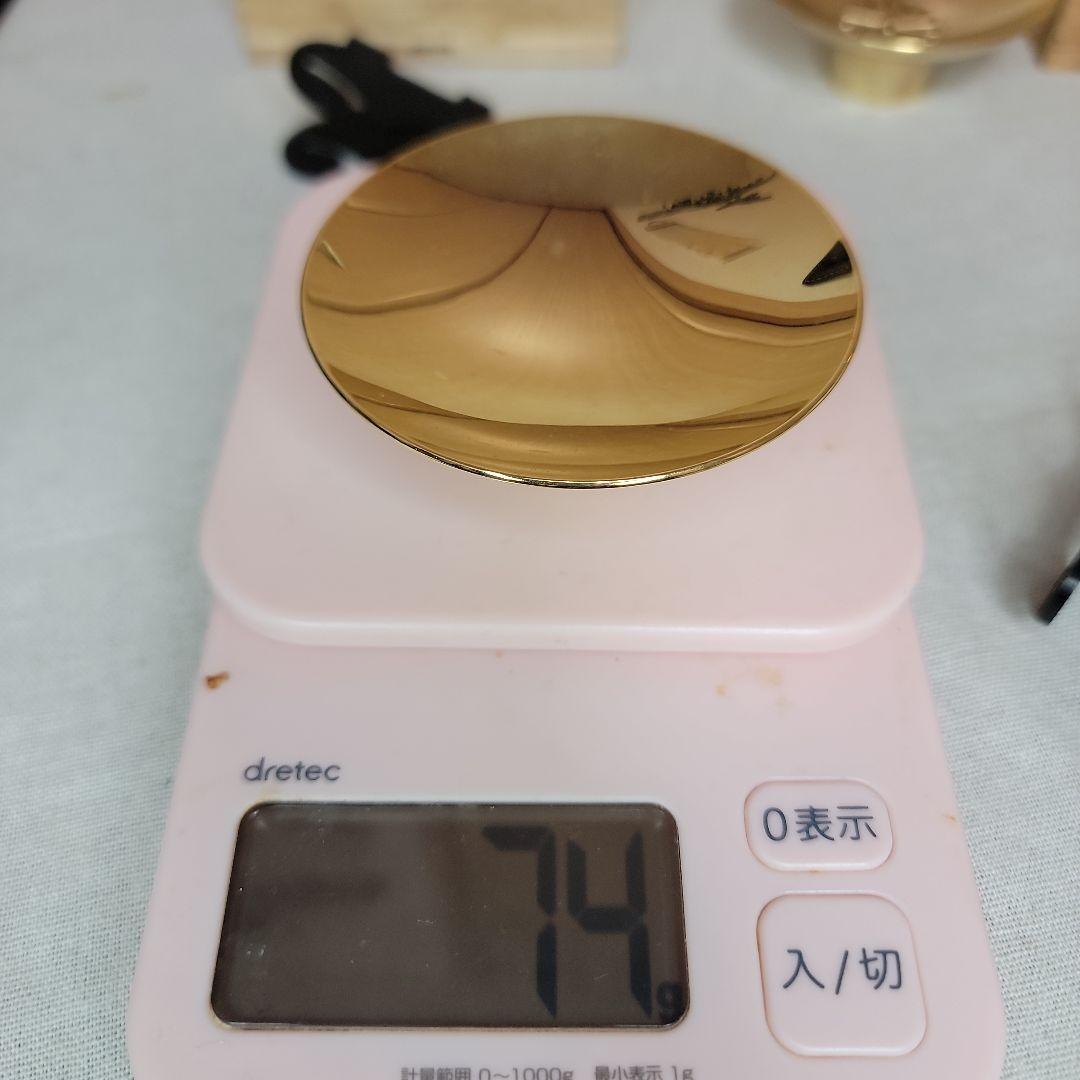 純銀盃39ｇ、24KPG 4個セット 木箱無し