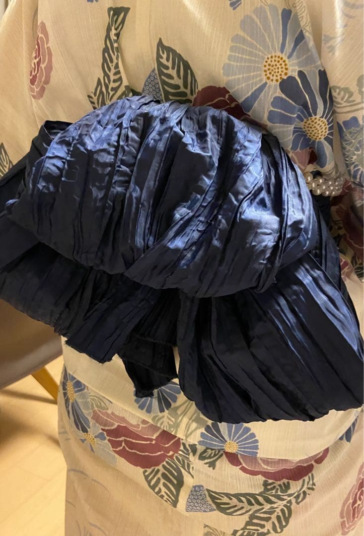 DITA 浴衣＆しわへこ帯セット　古典花柄