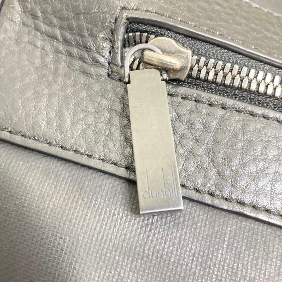 美品❗️ dunhill ダンヒルPVCハンドバッグビジネスバッグメンズ ブラック