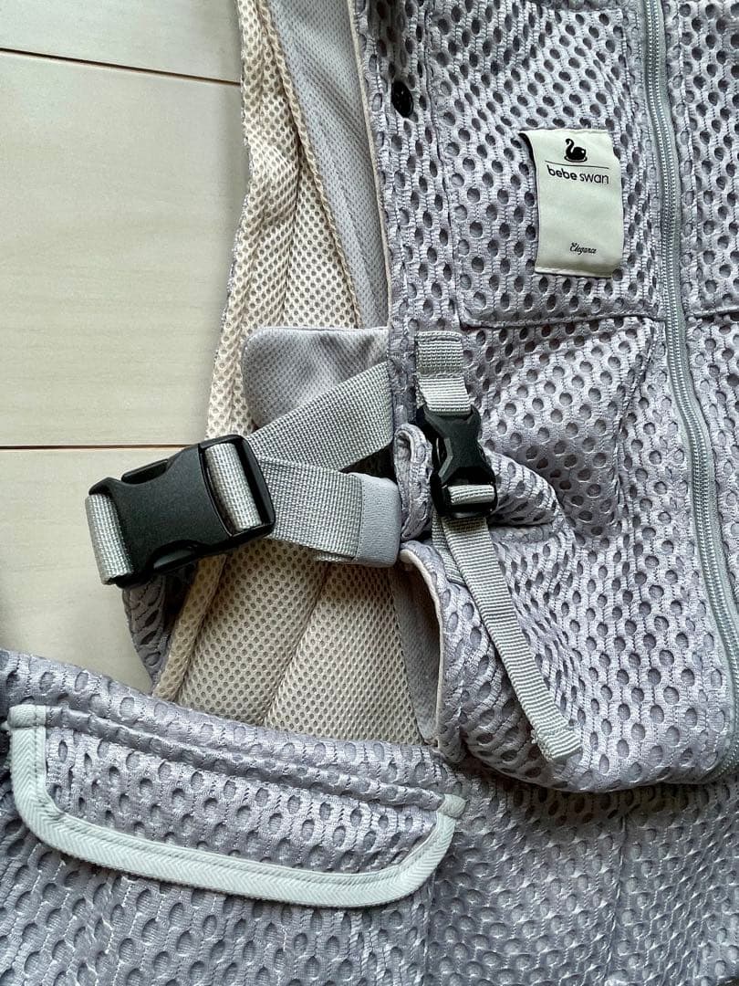 bebeswan ベスト抱っこ紐 シルバーグレー
