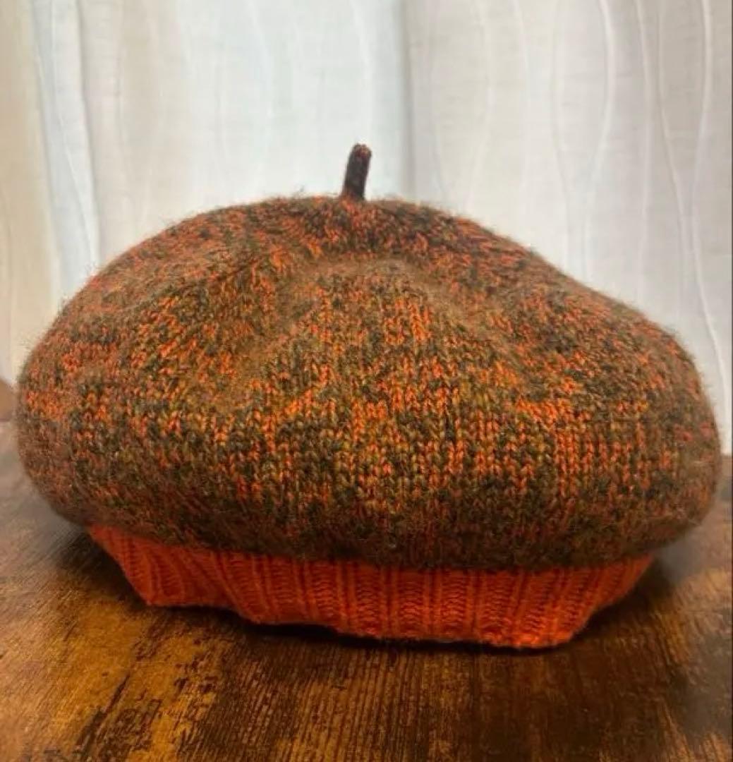 エルメス　HERMES ニットベレー帽　カシミヤ100%