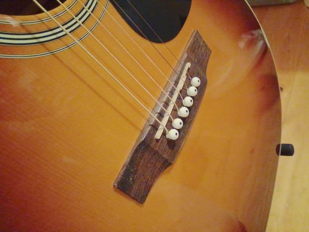 【送料込】【美品】アリア　ドレッドノート　ARIA　トップ単板　低弦高　整備済