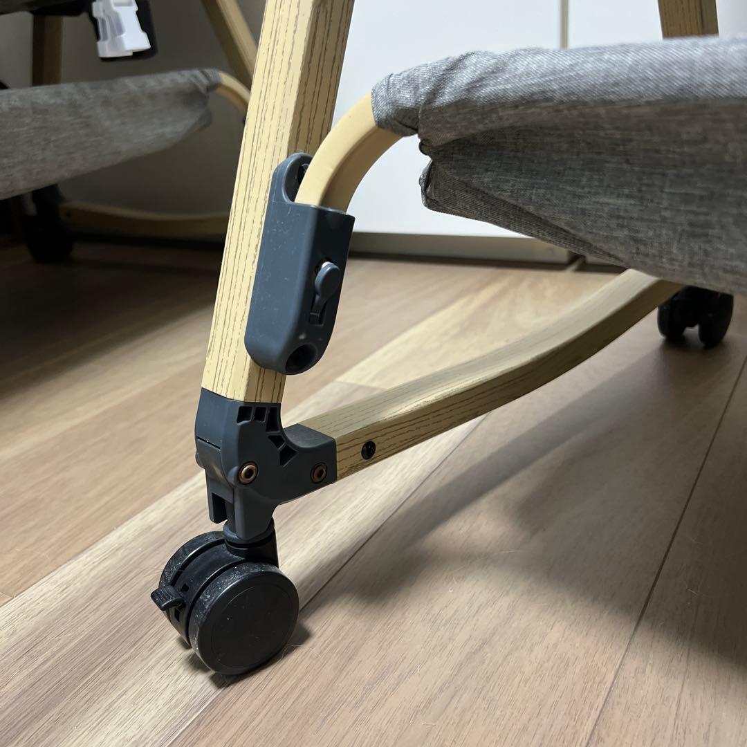 HZDMJ コンパクトベビーベッド グレー①