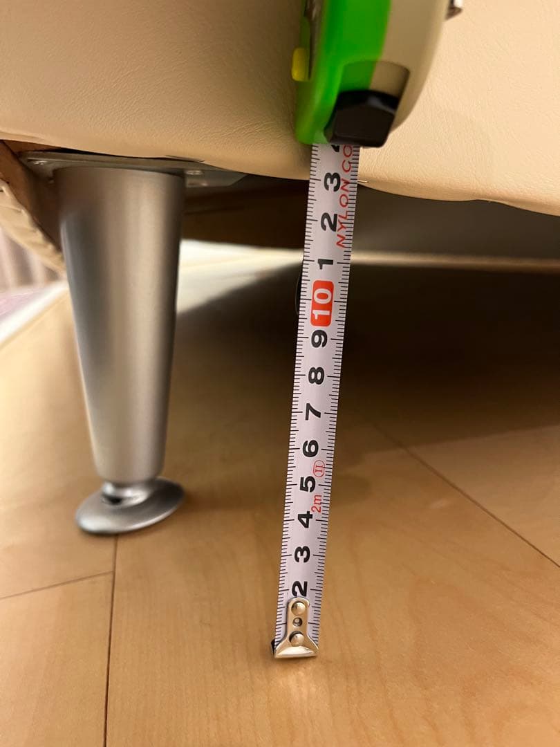 【美品】　大塚家具　ソフトレザー　ソファベッド　たのメル便送料込み　定価10万円