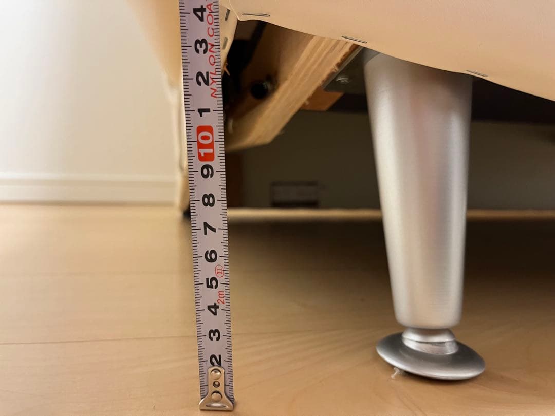 【美品】　大塚家具　ソフトレザー　ソファベッド　たのメル便送料込み　定価10万円