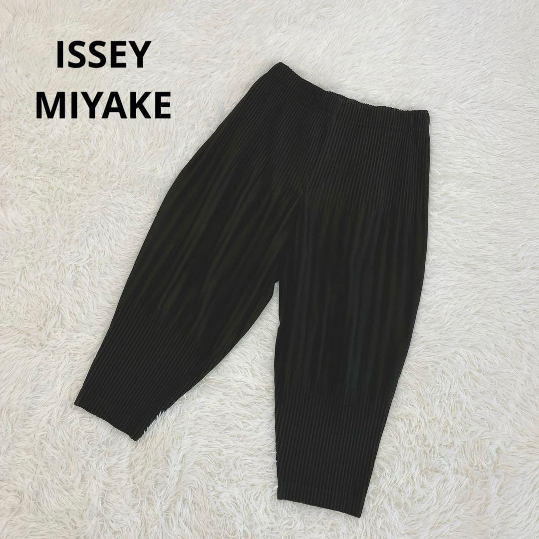 【美品】オムプリッセイッセイミヤケ・サルエルパンツ・プリーツ・