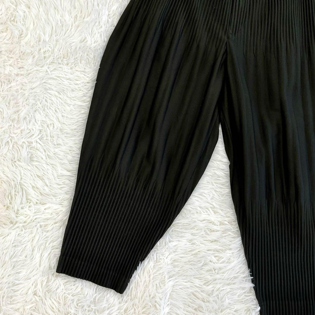 【美品】オムプリッセイッセイミヤケ・サルエルパンツ・プリーツ・