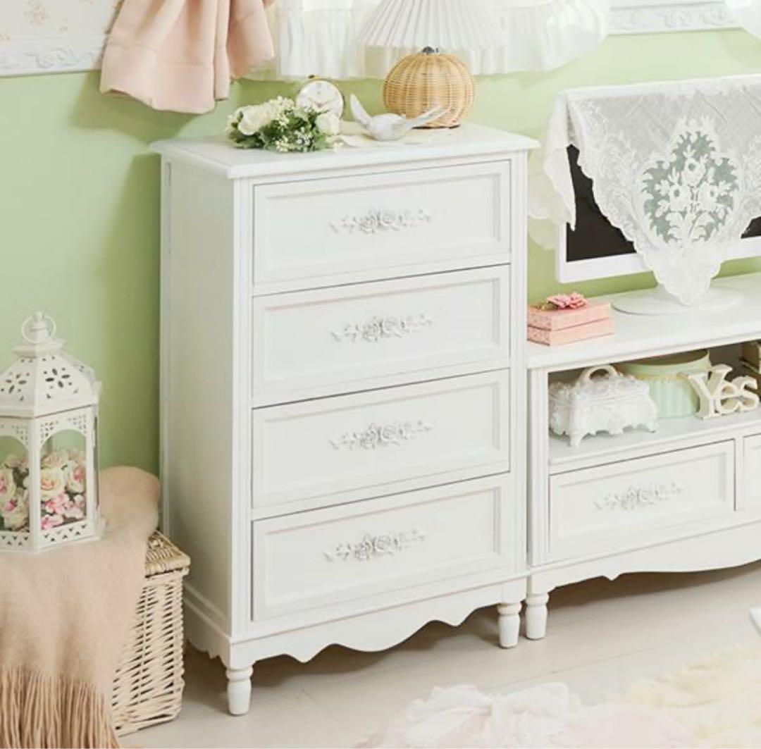 ロマプリ チェスト(小) ローズレリーフ