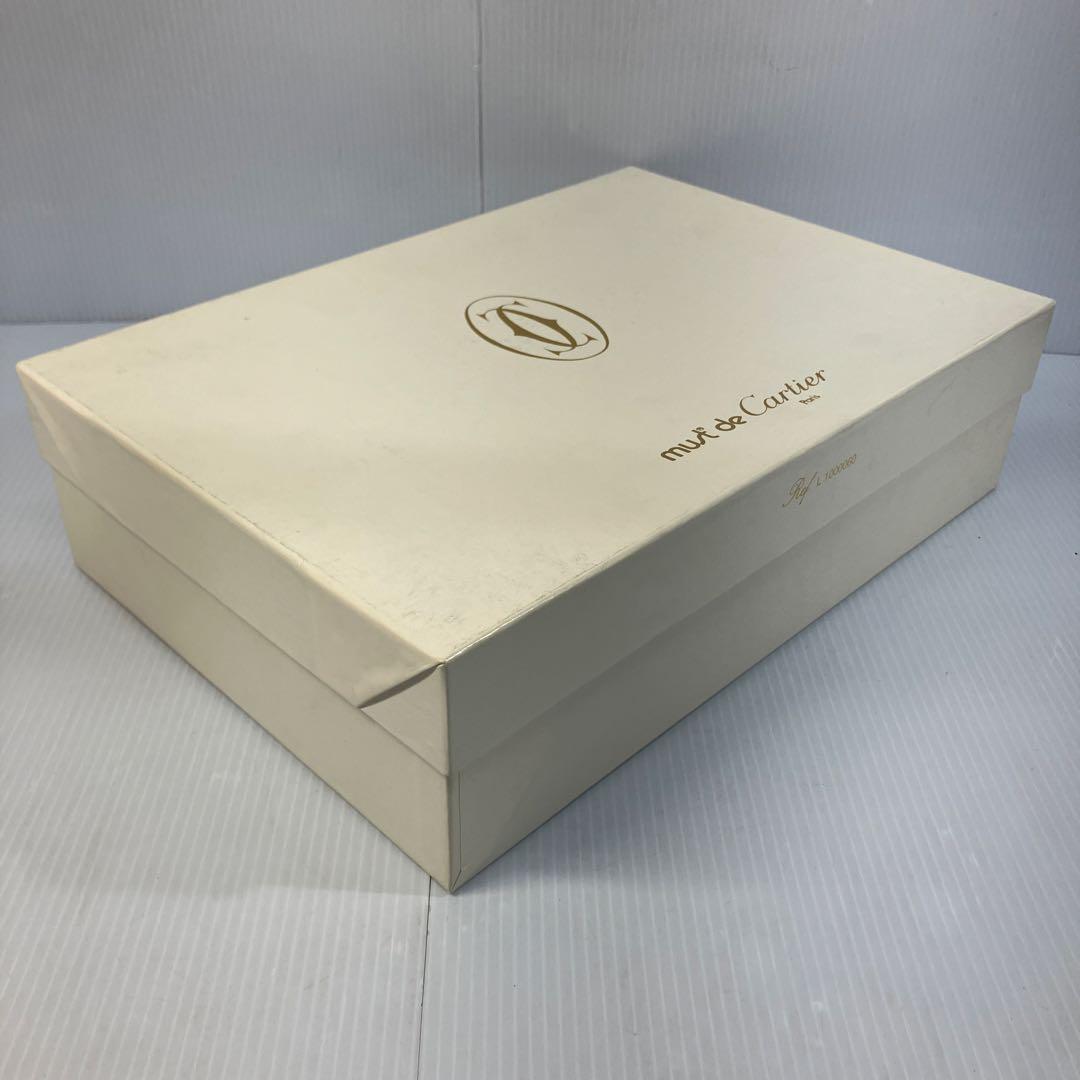 美品！【Cartier】マストライン レザー クラッチ、セカンドバッグ ボルドー