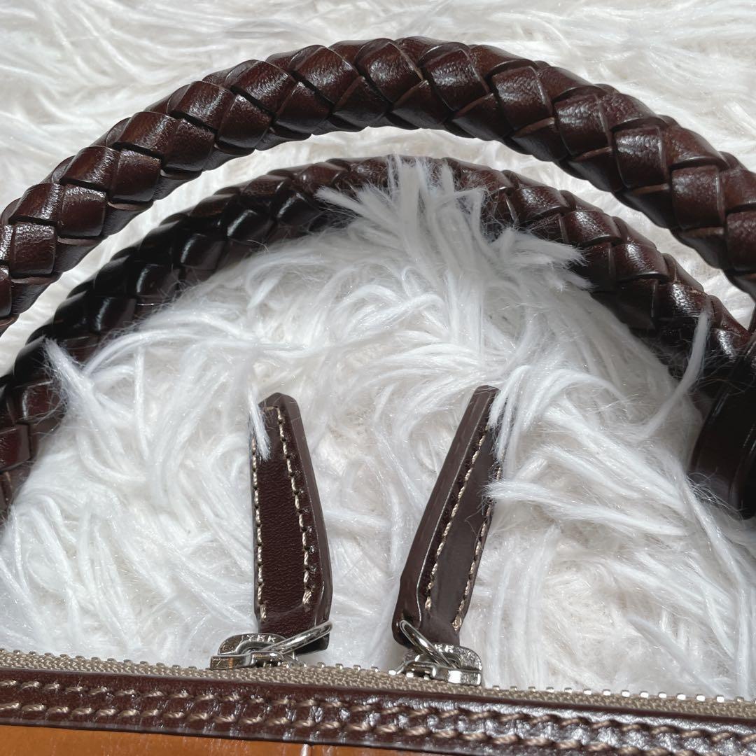 未使用　キーファーノイ　ビジネスバッグ　レザー　ブラウン　キャメル