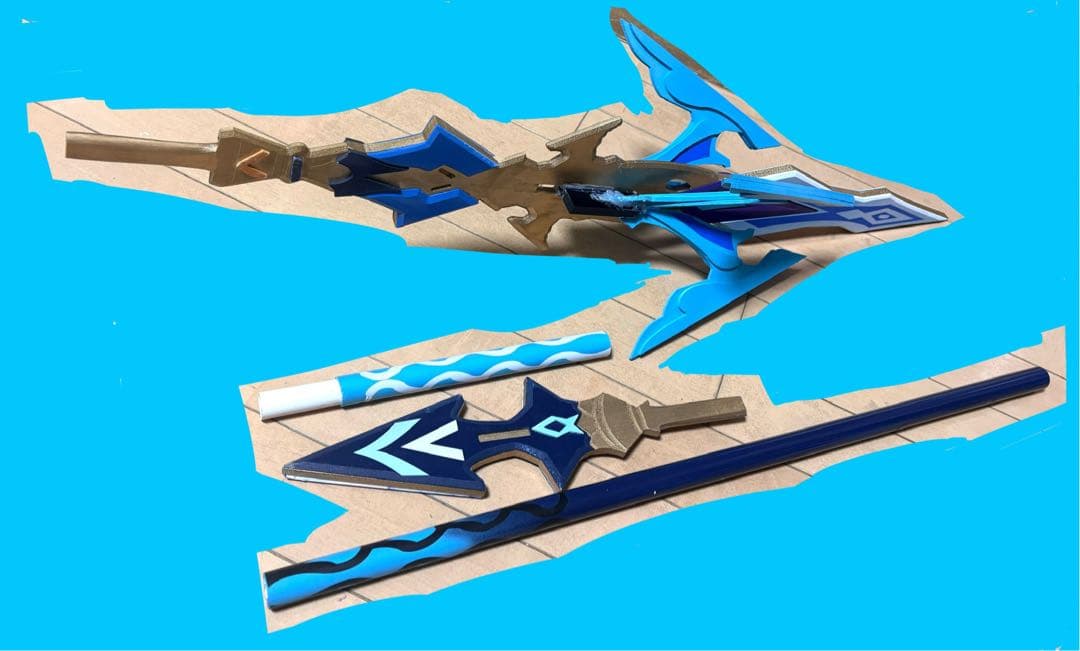 r*i様 【即コス可能】【三分妄想】原神 申鶴 コスプレ衣装 靴 ウィッグ 武器