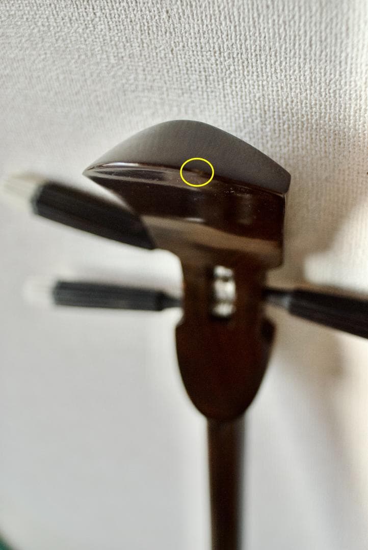 三線 本皮１枚張り（表） 黒檀棹 ハードケース付　送料込み　三味線　沖縄