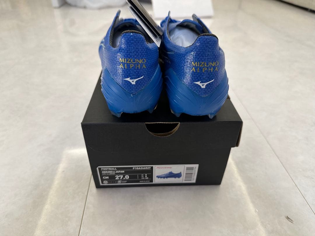 MIZUNO α JAPAN ミズノサッカーシューズ 27.0cm ブルー