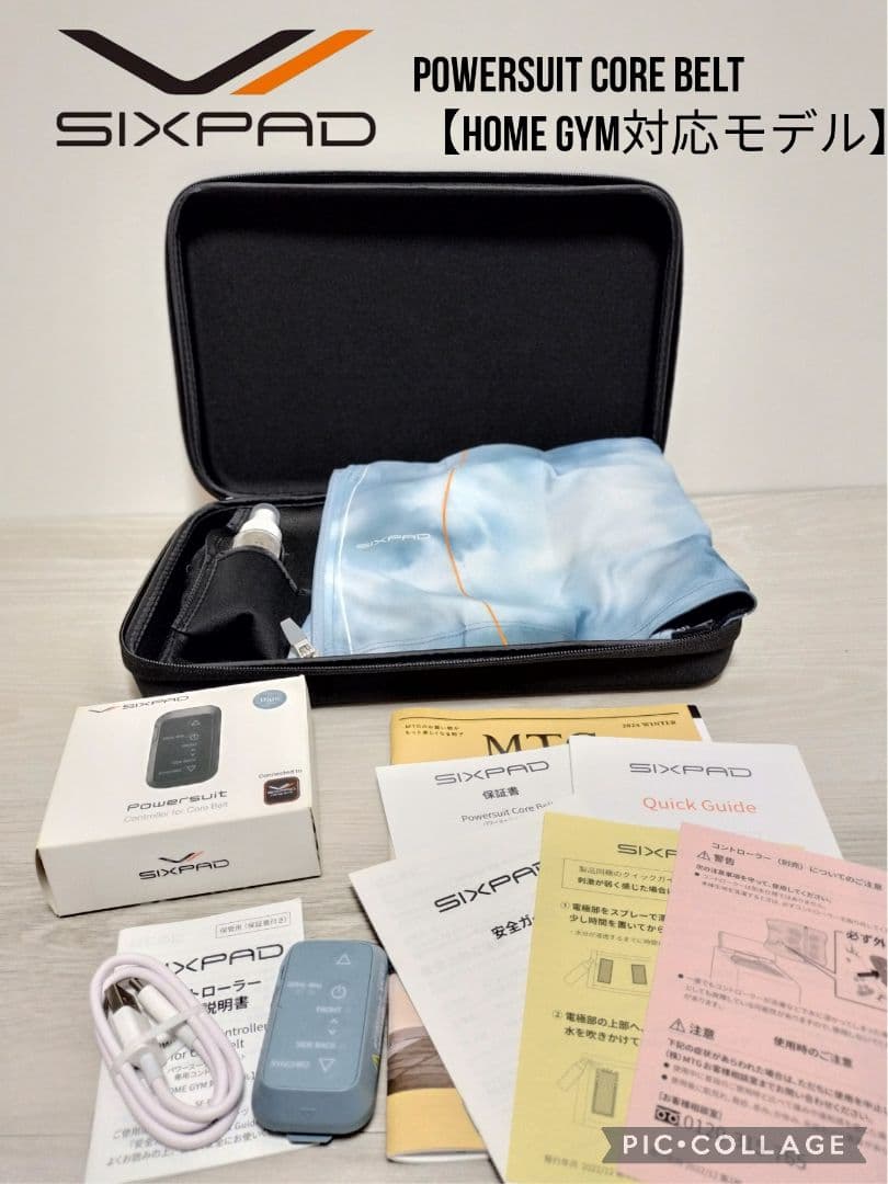 MTG SIXPAD Powersuit Core Belt Mサイズ ブルー