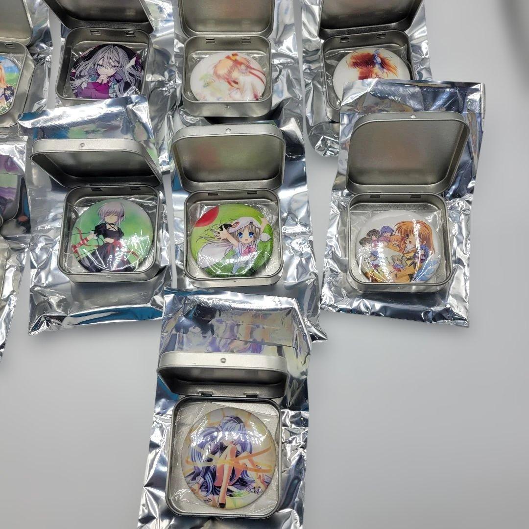 全16種類フルコンプ　 鍵くじ 　ブリキ缶&缶バッジ