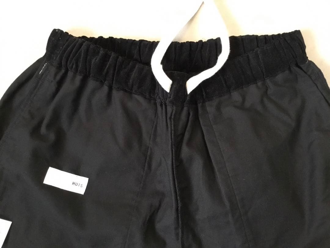 超希少◆ハウスHUIS ◆みじんコールイージーワークパンツ507◆ブラック