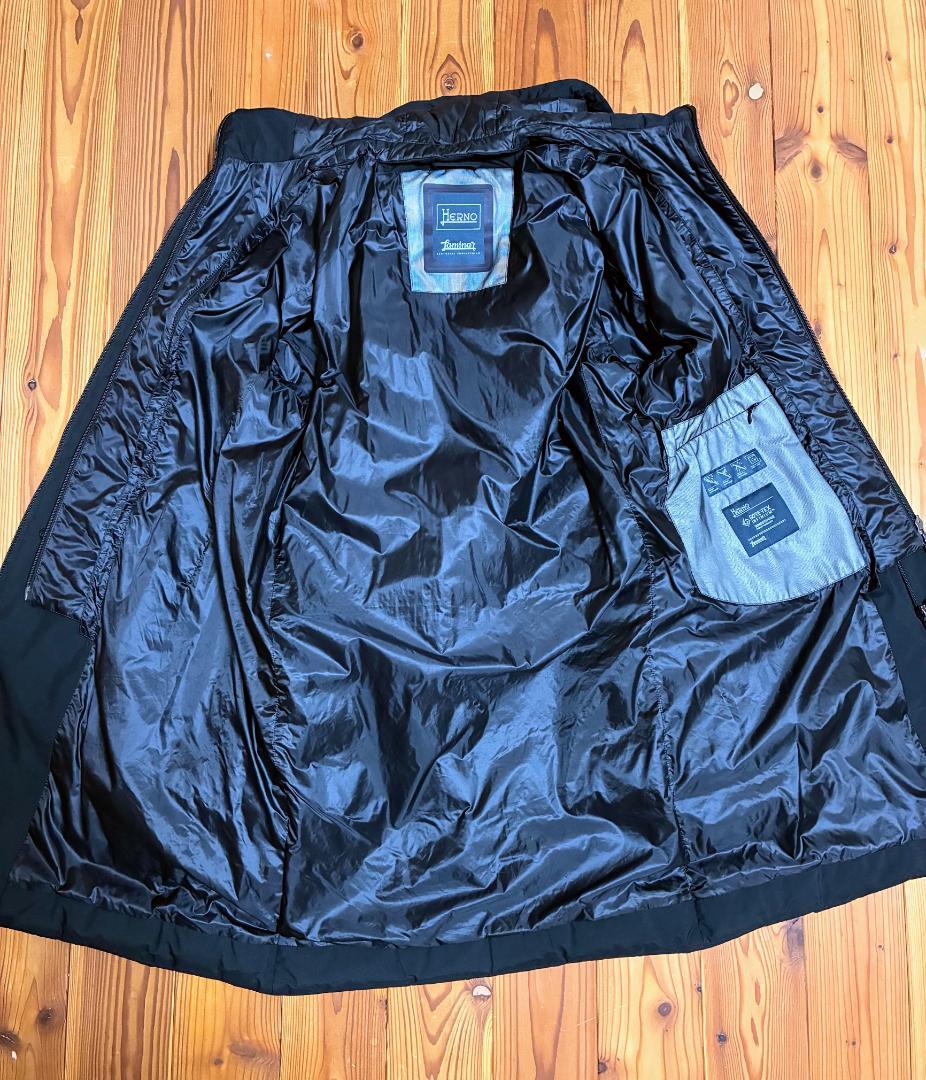 HERNO ヘルノ LAMINAR フーデッドダウンチェスターコート 48