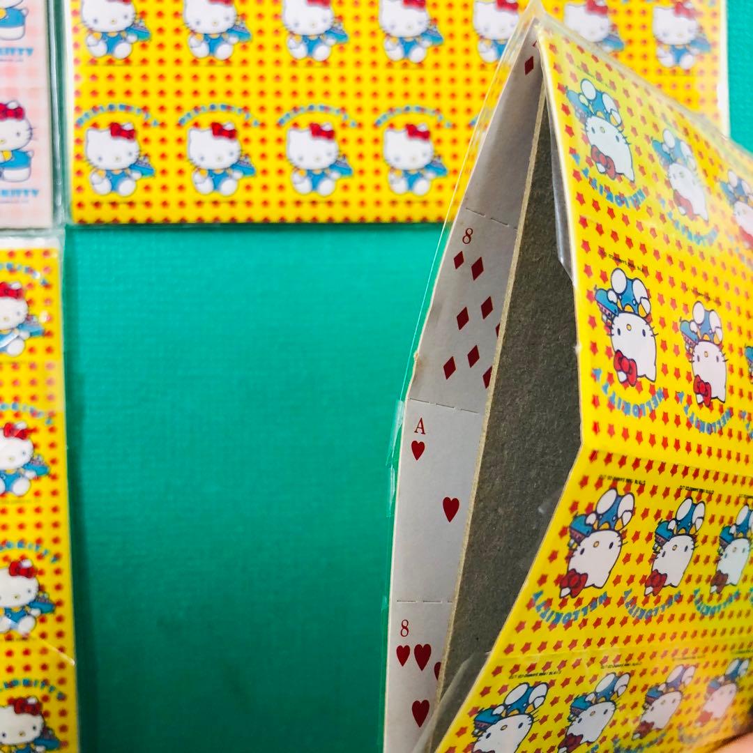 1986年製 激レア★ハローキティ 超ミニサイズ トランプ 2種4個セット