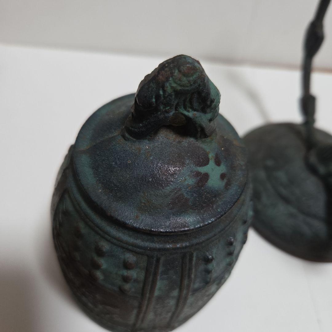 た*か様 青銅製装飾鐘　ハンマー　釣り鐘　仏教美術
