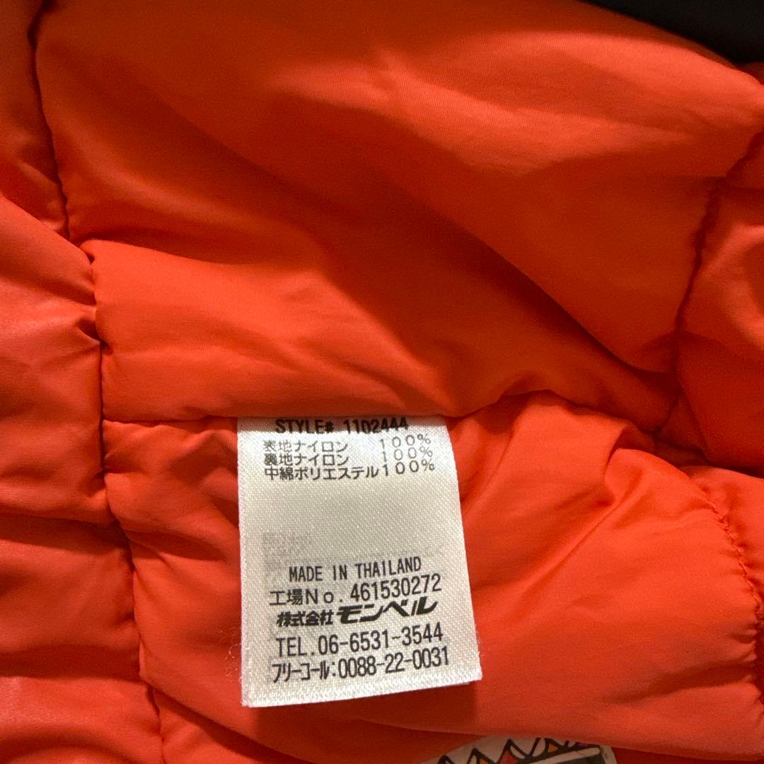 montbell 子ども用スキーウェア レッド