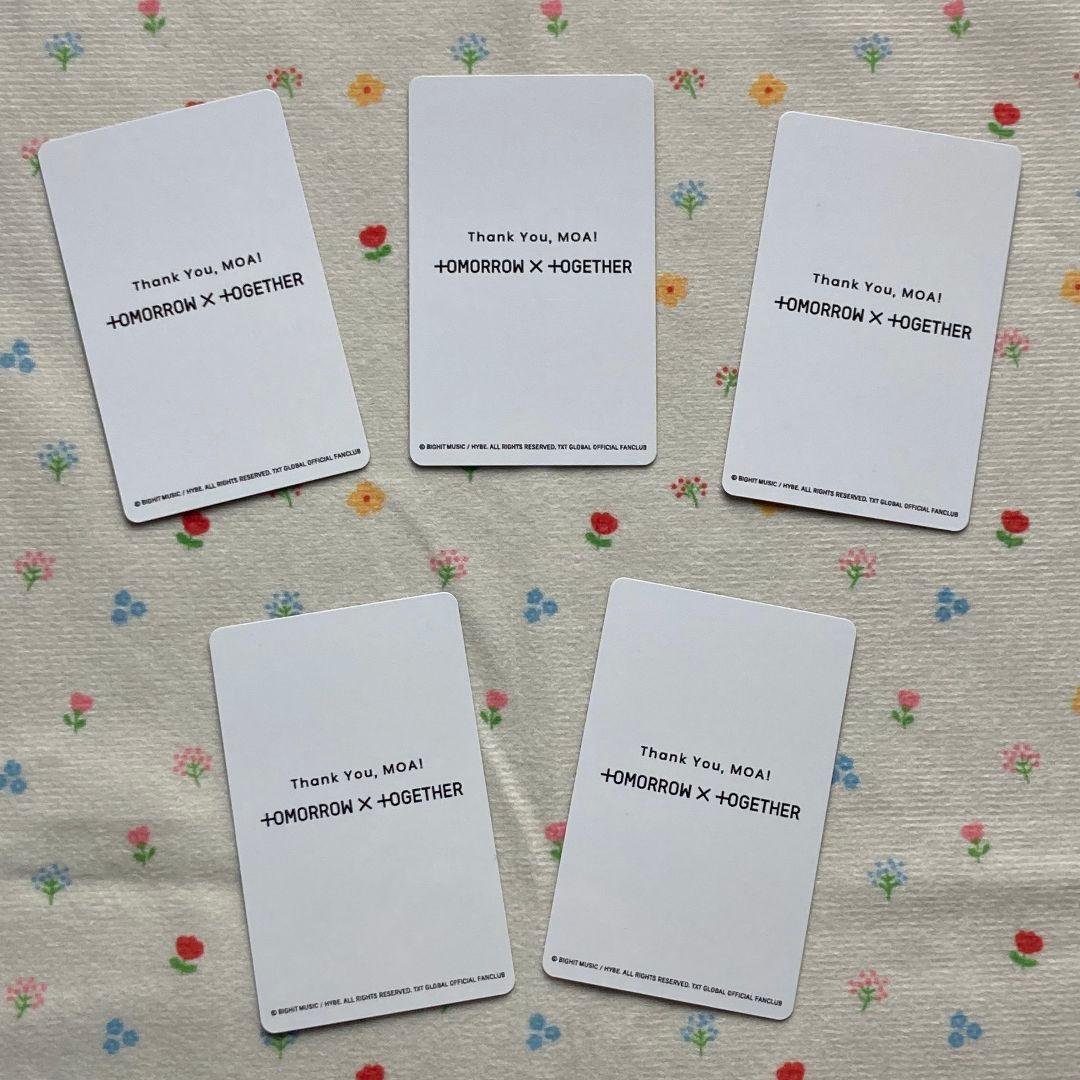 TXT 2021 FC アンケート 会員限定 トレカ 5枚