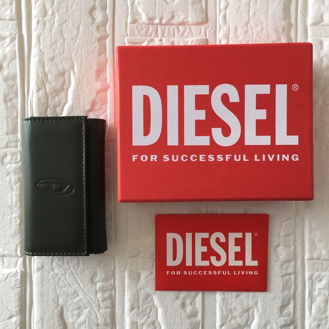 新品★DIESEL ディーゼル 定価18,700円 レザー キーケース