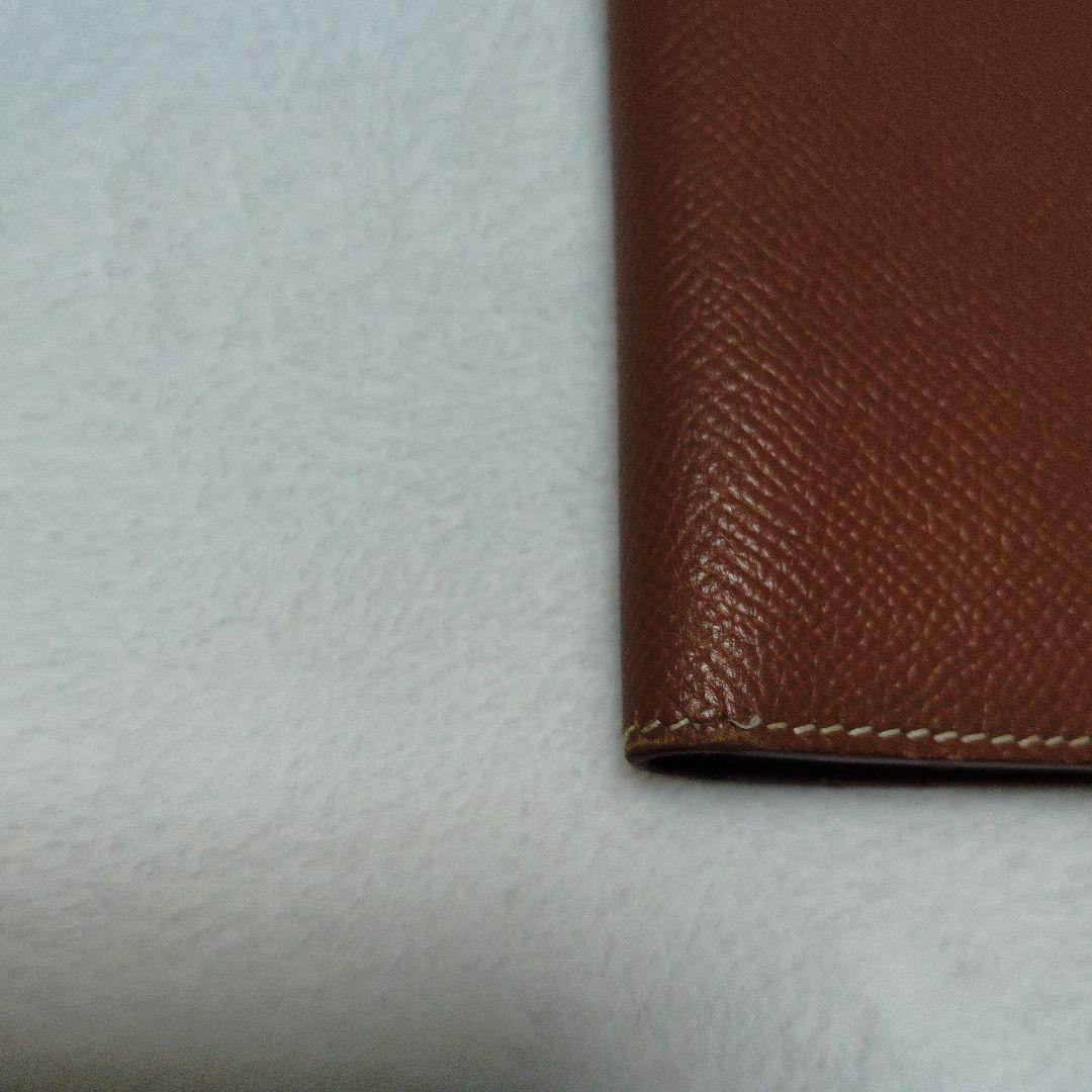 本日明日のみ値下げ！HERMES べアン ヴォーエプソン ゴールド 長財布 箱付