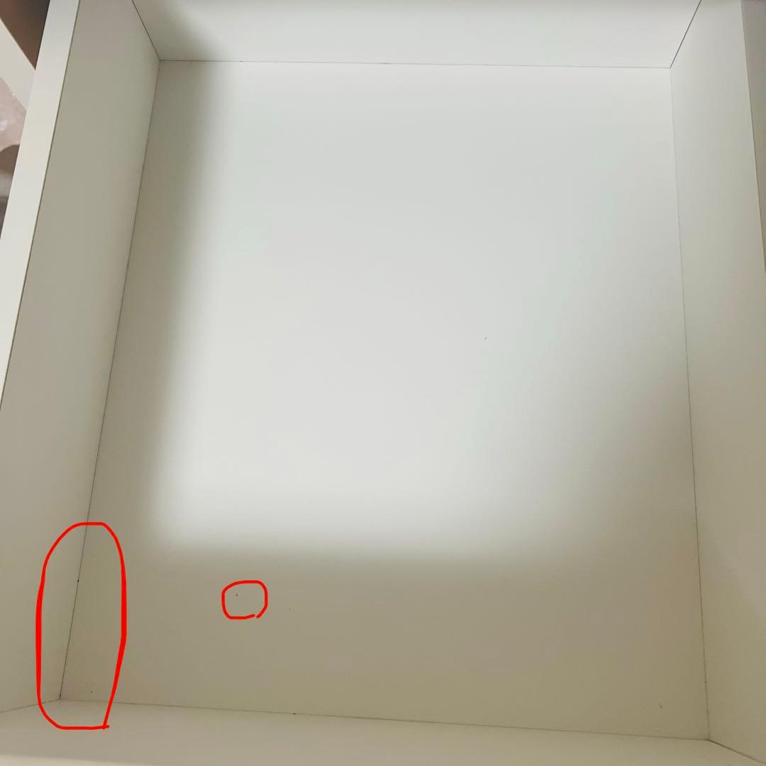 ニトリ ローチェスト クエス80-4LC ホワイト 収納 タンス 引き出し　4段