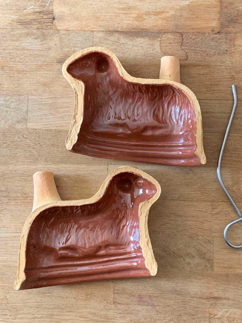 フランス アンティーク アニョーパスカル型 アルザス地方 スフレンハイム焼き