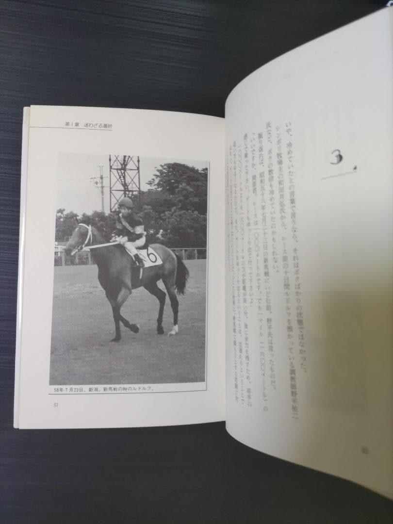 ルドルフの背 岡部幸雄著 池田書店