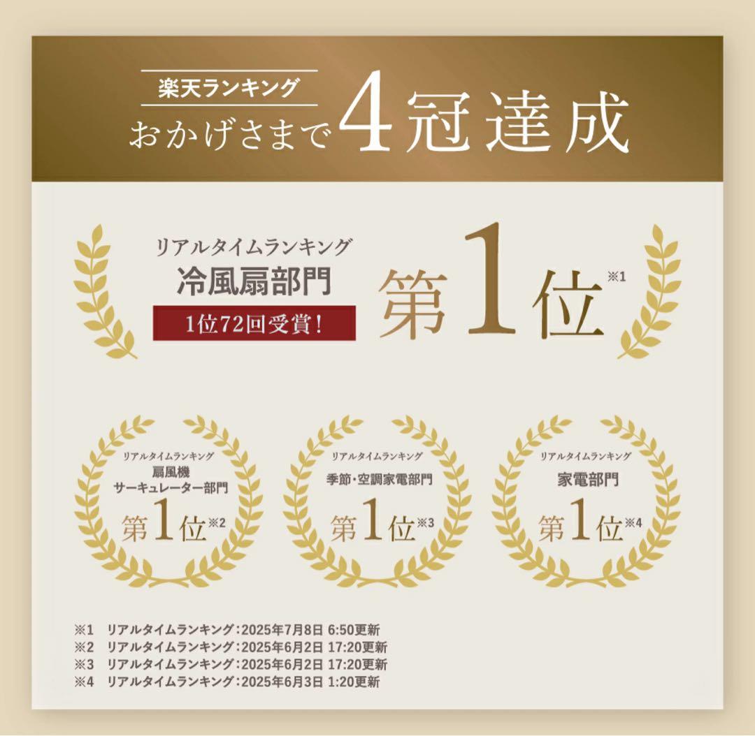 LAVINO 冷却ミスト付き卓上扇風機　ホワイト