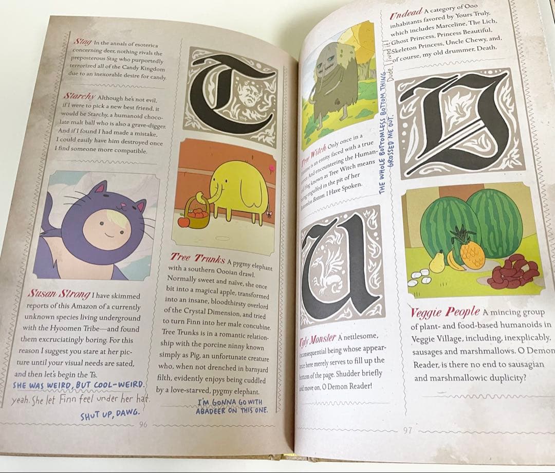 アドベンチャータイム　エンサイクロペディア　洋書　本　ファンブック　マーセリン