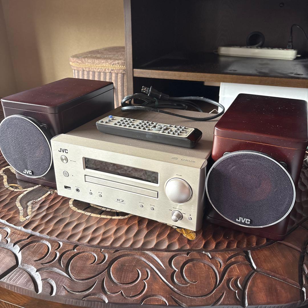 JVC ミニコンポ ウッドコーン