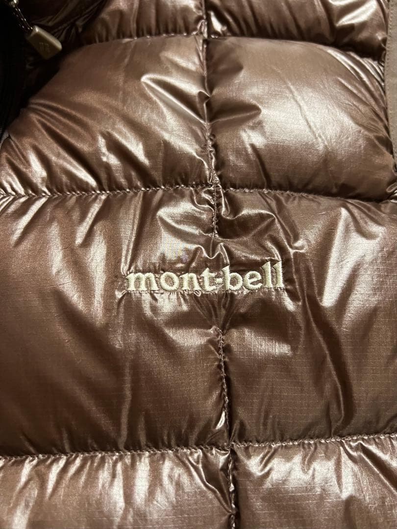 mont-bell ブラウン ダウンベスト
