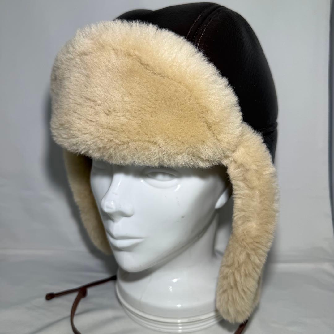 グラッドハンド オールドクロウ ムートンキャップ B-3 防寒