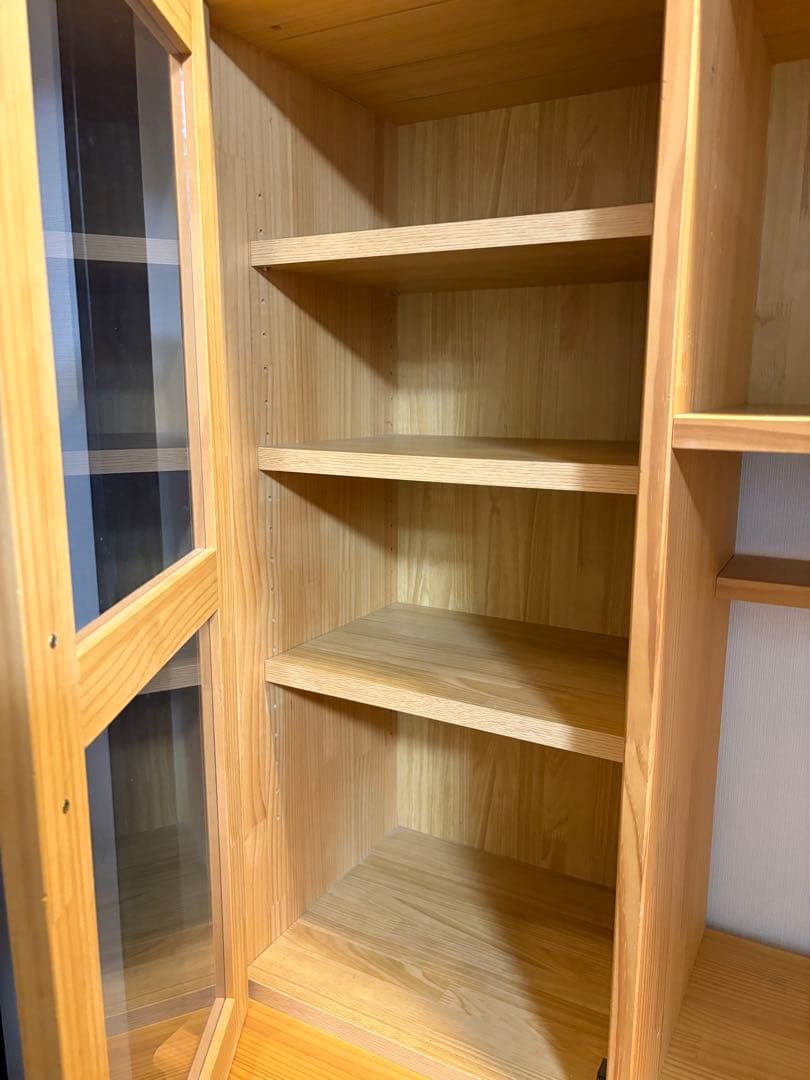 ※10/19まで、お値引き相談可※モモナチュラル 木製食器棚