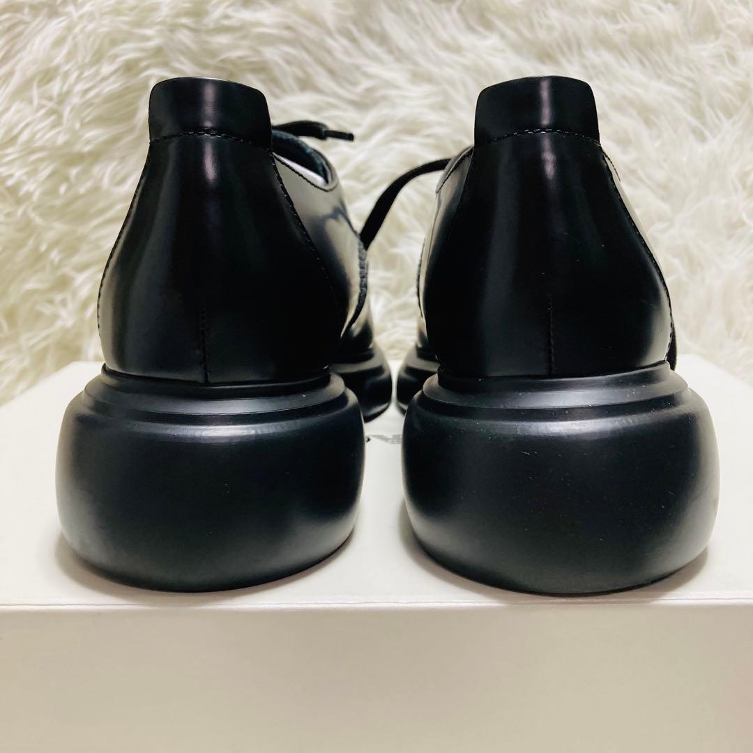 エンポリオアルマー二　UK4 ブラック　プラットフォーム　シューズ　厚底　23㎝