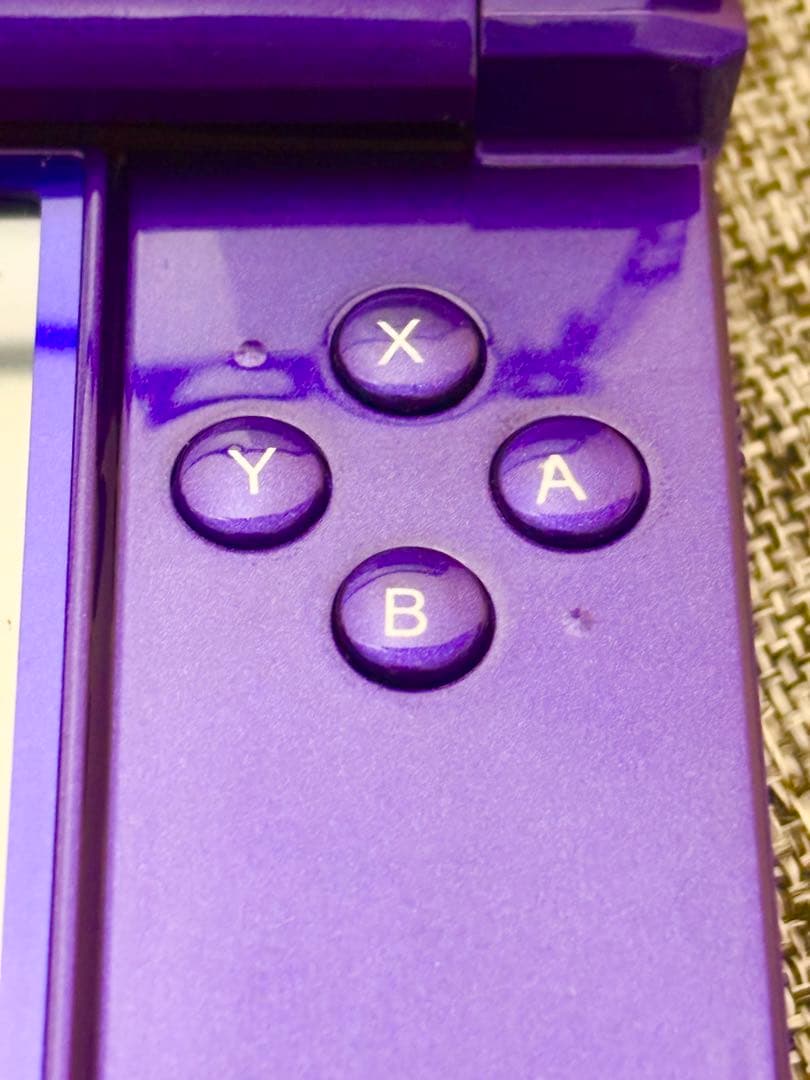 ゆ*ん様 【外装新品】ニンテンドー3DS 北米版 ミッドナイトパープルカスタム