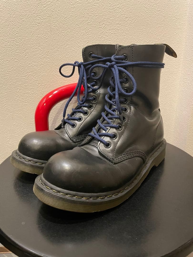 靴 DR.MARTENS steel toe boots US8